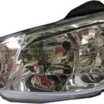 2002-2009 Peugeot 206 Hb Far Lambası Sol Elektrikli-Motorsuz (Şeffaf Camlı) H7-H7 (Ayfar) (Adet) (Oe