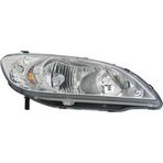 2004-2005 Honda Civic Sd Far Lambası Sol Manuel (Sinyali Sarı)(Camı Setli) (Park Lamba Deliksiz) (Ty