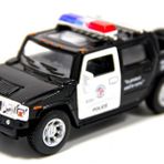 2005 Hummer H2 SUT Polis Arabası (1:40 Metal Çek Bırak Araba)
