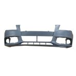 2008-2012 Audi A4 Ön Tampon Gri (Astarlı Far Yıkama Kapaklı-Sensör Deliksiz Tyg) (Adet) (Oem No:8K0807105Gru)