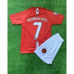 2008 Kırmızı Retro M.united Ronaldo Çocuk 4 Lü Set Forma Fm2 - 11 - 12 Yaş