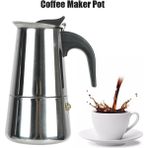 200ML Mocha Espresso Latte Soba Filtresi 2/4/6/9 Bardak Kahve Makinesi Pot Paslanmaz Çelik Cezve Mutfak Için Moka Kahve Makinesi (Yurt Dışından) - Renkli - Coffee Pots
