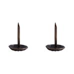 200pcs Vintage Döşeme çivileri, Mobilya çivileri P Oor Dekoratif Saplama Antika Döşeme yapışmaları Bronz Metal Etiketler Tacks