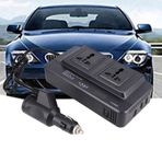 200W güç çevirici DC 12V ila 220V AC araba güç çevirici 2 USB bağlantı noktası 1 tip C bağlantı noktası şarj adaptörü araba girişi dönüştürücü