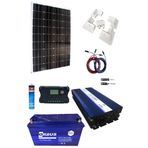 200W Güneş Paneli 1000W İnverter Karavan Solar Paket Sistem