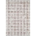 200x300 cm Acil Bej Çizgili Yün El Dokuma Modern Geometrik Etnik Eskitme Desenli Boho Oturma Odası Salon Yolluk Koridor Mutfak Halısı