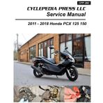 2011-2018 Honda PCX 125 150 Cyclepedia Printed Scooter Service Manual