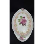 2012 England Fince Bone China Vintage Rose Tepsi Porselen 25CM Çeyizlik Sofra Sunum 1 Adet