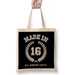 2016 Made In 16 All Genuine Parts Bez Çanta Uzun Saplı - Açık Bej - 40 X 40