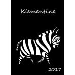 2017: personalisierter Kalender 2017 "Klementine" - DIN A5 - eine Woche pro Doppelseite