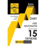 2018 KPSS ÖABT Lise Matematik Tamamı Çözümlü 15 Deneme - kollektif
