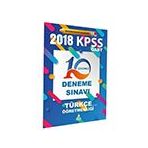 2018 KPSS ÖABT Türkçe Öğretmenliği 10'lu Çözümlü Deneme Sınavı Asos Yayınları