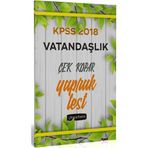 2018 KPSS Vatandaşlık Çek Kopar Yaprak Test - kollektif