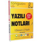 2020 8. Sınıf Tüm Dersler 1. Dönem 2. Yazılı Notları - Tonguç Akademi Yayınları