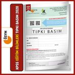 2020 Kpss Eğitim Bilimleri Ösym Tıpkı Basım Çıkmış Soru Kitapçığı Video/Pdf Çözümlü Türkiye Geneli