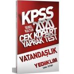 2020 Kpss Genel Kültür Vatandaşlık Çek Kopart Yaprak Test Yediiklim Yayınları