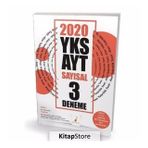 2020 YKS AYT Sayısal 3 Deneme Sınavı Kollektif Pelikan Tıp Teknik Yayınları