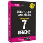 2022 KPSS Genel Yetenek Genel Kültür Tamamı Çözümlü 7 deneme - Pegem Akademi Yayıncılık