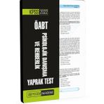 2022 KPSS ÖABT Psikolojik Danışma ve Rehberlik Yaprak Test - Pegem Akademi Yayıncılık