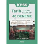 2022 KPSS Tarih - Tamamı Çözümlü 40 Deneme