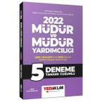 2022 MEB EKYS Müdür ve Müdür Yardımcılığı Tamamı Çözümlü 5 Deneme Yediiklim Yayınları