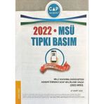 2022 MSÜ Tıpkı Basım