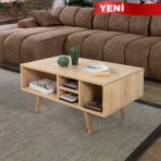 2022 Sina Orta Sehpa ( Ahşap Ayaklı) , Safir , Salon , Orta Odası , Ofis