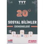 2022 Tyt Sosyal Bilimler 20'li Denemeleri - Esen Yayınları