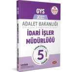 2023 GYS Adalet Bakanlığı İdari İşler Müdürlüğü 5 Deneme - Data Yayınları