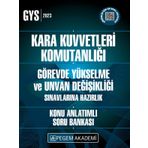 2023 Kara Kuvvetleri Komutanlığı Görevde Yükselme ve Unvan Değişikliği Konu Anlatımlı Soru Bankası