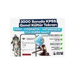 2023 KPSS 3000 Soruda Genel Kültür Tekrarı Tarih Coğrafya Vatandaşlık 3'lü Süper Paket