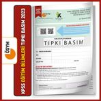 2023 Kpss Eğitim Bilimleri Ösym Tıpkı Basım Çıkmış Soru Kitapçığı Video/Pdf Çözümlü Türkiye Geneli