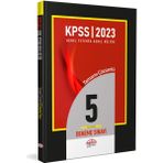 2023 KPSS Genel Yetenek Genel Kültür Çözümlü 5 Fasikül Deneme - Editör Yayınları