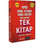 2023 KPSS Genel Yetenek Genel Kültür Konu Anlatımlı Tek Kitap - Pegem Yayınları