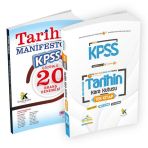 2023 Kpss Tarihin Kara Kutusu Tek Kitap Manifesto Branş Denemesi Çözümlü Deneme ve Soru Bankası Seti