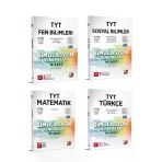 2023 Matematik-Fen-Türkçe-Sosyal 4'Lü Tyt Branş Denemeleri Seti Hologramlı