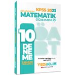 2023 ÖABT Ortaöğretim Matematik Öğretmenliği Tamamı Çözümlü 10 Deneme - Yediiklim Yayınları