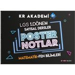 2023 Özel LGS 1. Dönem Sayısal Bölüm Poster Notlar - KR Akademi Yayınları