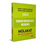 2023 Tarım ve Orman Bakanlığı Orman Muhafaza Memuru Sözlü ve Uygulama Mülakat Hazırlık Kitabı - Data Yayınları