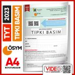 2023 Yks-Tyt (Say-Tm-Söz) Ösym Tıpkı Basım Çıkmış Soru Kitapçığı (Video Çözümlü Türkiye Geneli)