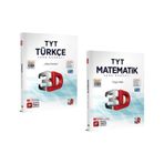 2024 3D Yayınları Tyt Türkçe ve Matematik Soru Bankasi Seti