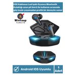 2024 Active Bluetooth Kulaklık K55 Gamer Oyuncu Kulaklığı Mobil Oyunlarda Düşük Gecikme