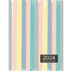 2024 Diary A4 Page A Day: One Page Per Day to View Planner from January 2024 to Decembre 2024 | Colorful Cover