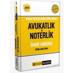 2024 Hukuk Mesleklerine Giriş Sınavı Avukatlık ve Noterlik İdare Hukuku Konu Anlatımlı