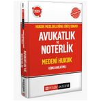 2024 Hukuk Mesleklerine Giriş Sınavı Avukatlık ve Noterlik Medeni Hukuk Konu Anlatımlı - Pegem Yayınları