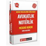 2024 Hukuk Mesleklerine Giriş Sınavı Avukatlık ve Noterlik Medeni Hukuk Konu Anlatımlı