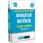 2024 Hukuk Mesleklerine Giriş Sınavı Avukatlık ve Noterlik Ticaret Hukuku Konu Anlatımlı Kitap Pegem Akademi Yayıncılık