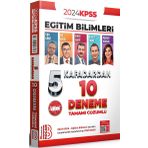 2024 KPSS Eğitim Bilimleri 5 Kafadardan Tamamı Çözümlü 10 Deneme