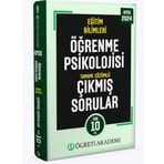 2024 KPSS Eğitim Bilimleri Öğrenme Psikolojisi Tamamı Çözümlü Çıkmış Sorular Roman Boy - Pegem Akademi