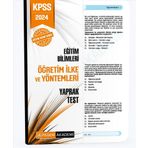 2024 KPSS Eğitim Bilimleri Öğretim İlke ve Yöntemleri Yaprak Test / Pegem Akademi